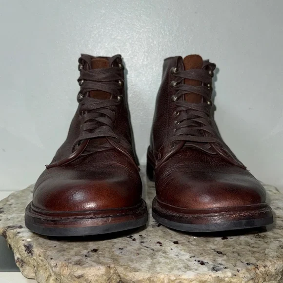 Allen Edmonds Higgins Mill Weatherproof Mens Boot Burgundy Chromexcel Leather 9 - Picture 6 of 16